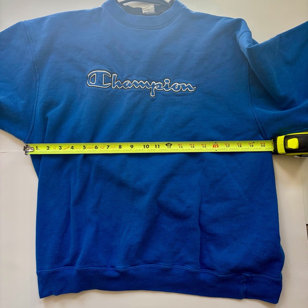Champion Blue Crewneck Women’s M Fit